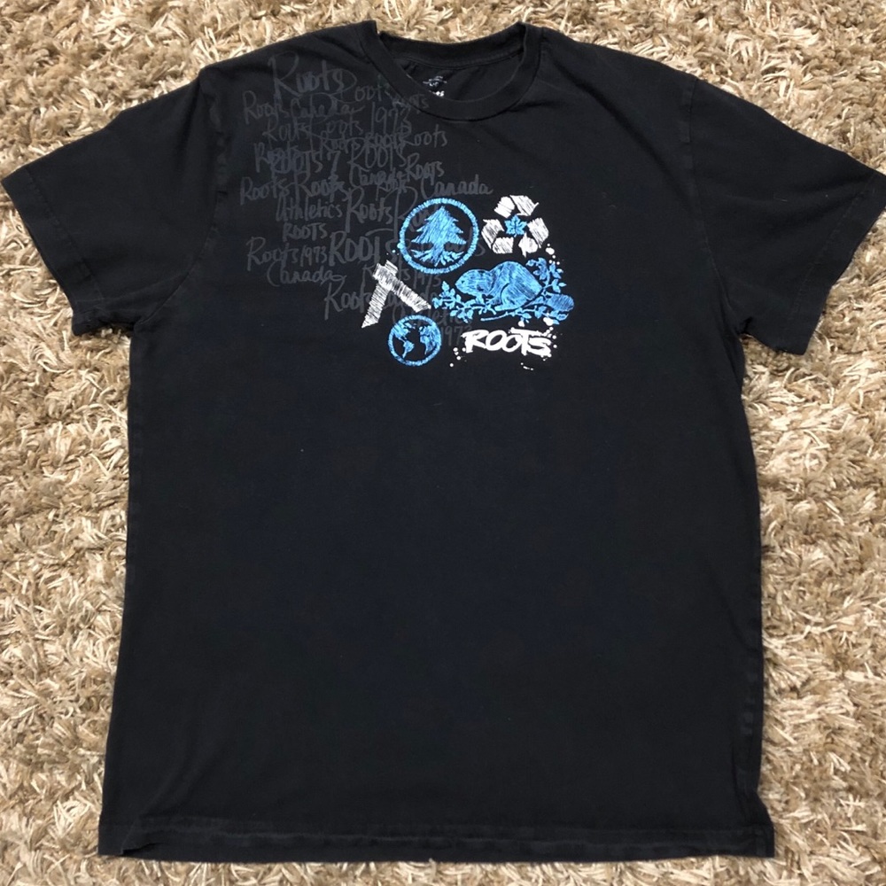 Roots ~ Organic Cotton Men’s Tee ~ Size Large
